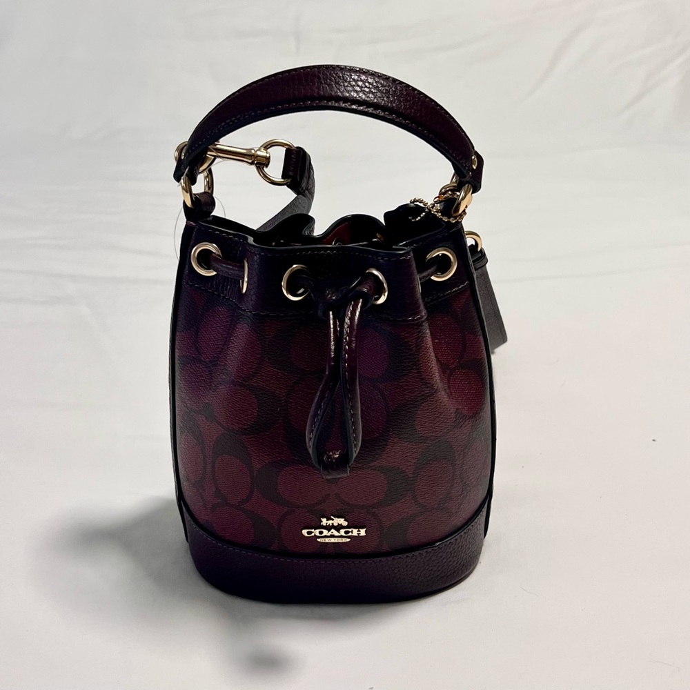 COACH Dempsy Drawstring Bucket Bag - Picture 4 of 5